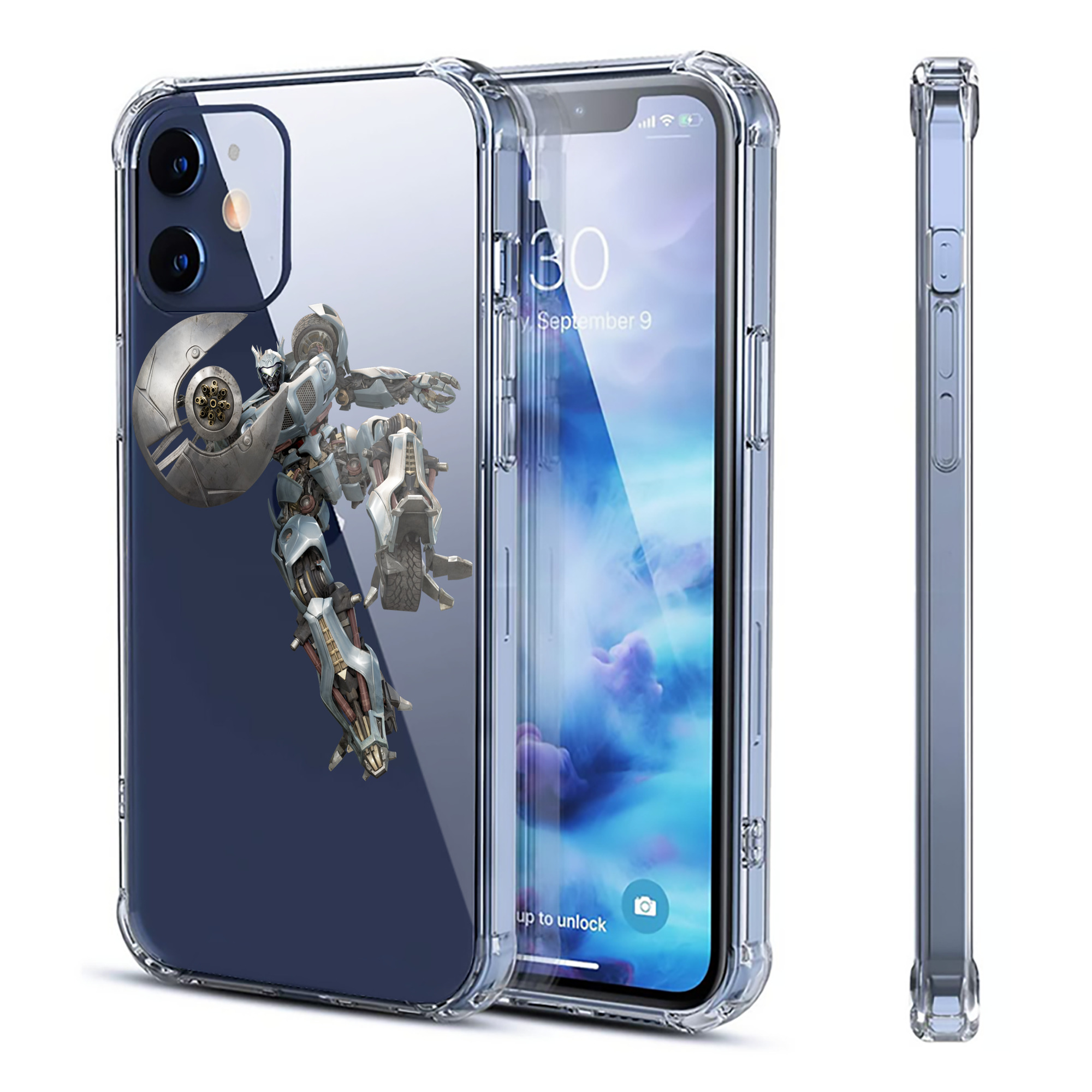 （画像用）  【iPhone 12シリーズ対応】透明スマホケース（クリアソフトケース）